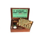 A Statham’s Students Chemical Cabinet No.3, circa 1900, complete with various chemicals and