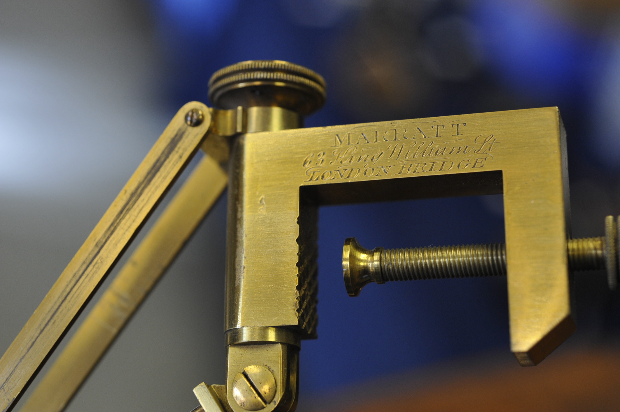 A Marratt Camera Lucida, lacquered brass with two-section telescopic arm - Image 2 of 6