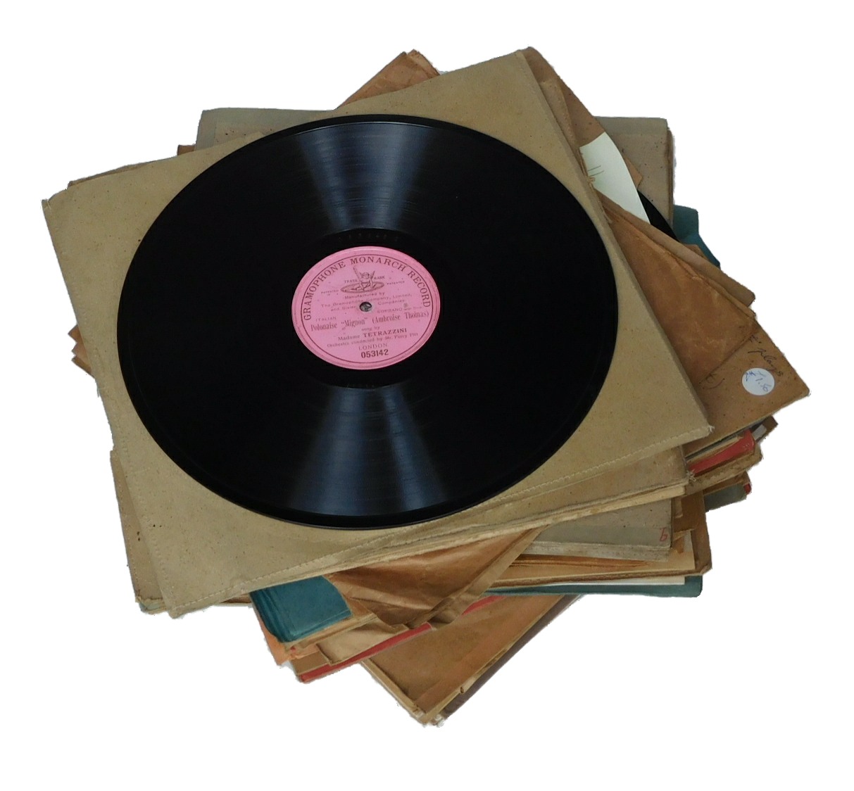 12-inch vocal records: Seventy-three, by Schiotz, Stignani, Stracciari, Salvi, Schoeffler, Spani,
