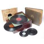 Miscellaneous records: 7-inch Berliner 179, Military Band (180 degree crack repaired); 6-inch