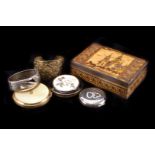 A collection of costume jewellery and boxes,  to include several vintage jewellery cases, a coral