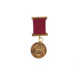 A 9ct gold Friends in Council Chapter medal, awarded to M.E COMP. EDMUND LAWS