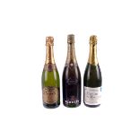 A selection of French brut champagnes,  to include Moet & Chandon Brut Imperial, Mercier, A.