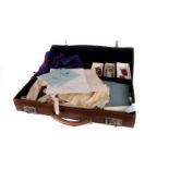An assortment of various Masonic items, to include aprons, medals and more (parcel)
