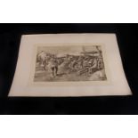 Prints: With thw British Army on The Western Front', twelve signed artist's proofs by Fortunino,