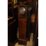 An Edwardian walnut Grandmother clock, dial by Fattorinin & Sons, with modern movement