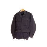 An RAF battle dress, in navy blue, unmarked to inner jacket, together with trousers (2)