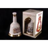 A collection of eight Wade Bell shaped Bell's Whisky decanters, commemorating various Royal