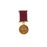 An 18ct gold Friends in Council Chapter medal, awarded to Henry Perry Harris, 18th December 1894