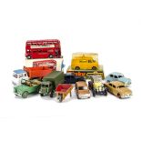 Dinky Toys Cars & Commercials, including 40j Austin Somerset, light blue body, mid-blue hubs, 178