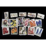 Cigarette Cards, Will's collection, mainly floral, Garden Flowers (Sudell), Garden Hints,