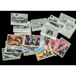 Trade Cards, Topps Comic Book Foldees , 18 foldees, (3 duplicates, vg condition, )