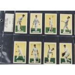 Trade cards Australia, Cricket, Hoadley's, empire Games & Test Teams, 31 cricket subject cards (gd/