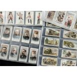 Cigarette Cards, Military, a collection of sets to include Wills's Allied Army Leaders, Military