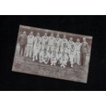 Postcards, Cricket, Jaeger Advertising Postcard showing 1929 South African Cricket Team (unused,