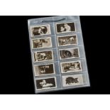 Cigarette Cards, Millhoff De Reszke Real Photographs partial Sets A Series (24), 2nd Series (25),