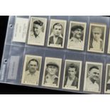 Cigarette cards Cricket, Phillip's (Overseas) Test Cricketers, 3 different issue sets, (38 cards