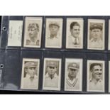 Trade cards Australia, Allen's, Cricketer's (brown front) (set, 36 cards) (gd)