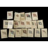 Cigarette Cards, Wix British Empire Flags (silks) complete set of 48 in original paper slips (vg)