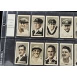 Trade cards Australia, Allen's, Cricketers 1933, brown front (different) (set, 36 cards plus three