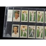 Trade cards Australia, Allen's, Cricketers (coloured) 1938, (set, 36 cards) (2 gd, rest vg)