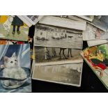 Postcards, mixture, approx. 600 cards from the early 1900's to 1970's inc a good selection from