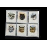 Cigarette Cards, Animals, Player's Cats (L24, gen gd) together with Wild Animals of the World (gd)(