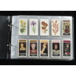 Cigarette Cards, Two modern albums containing a collection of cards, various genres in single cards,