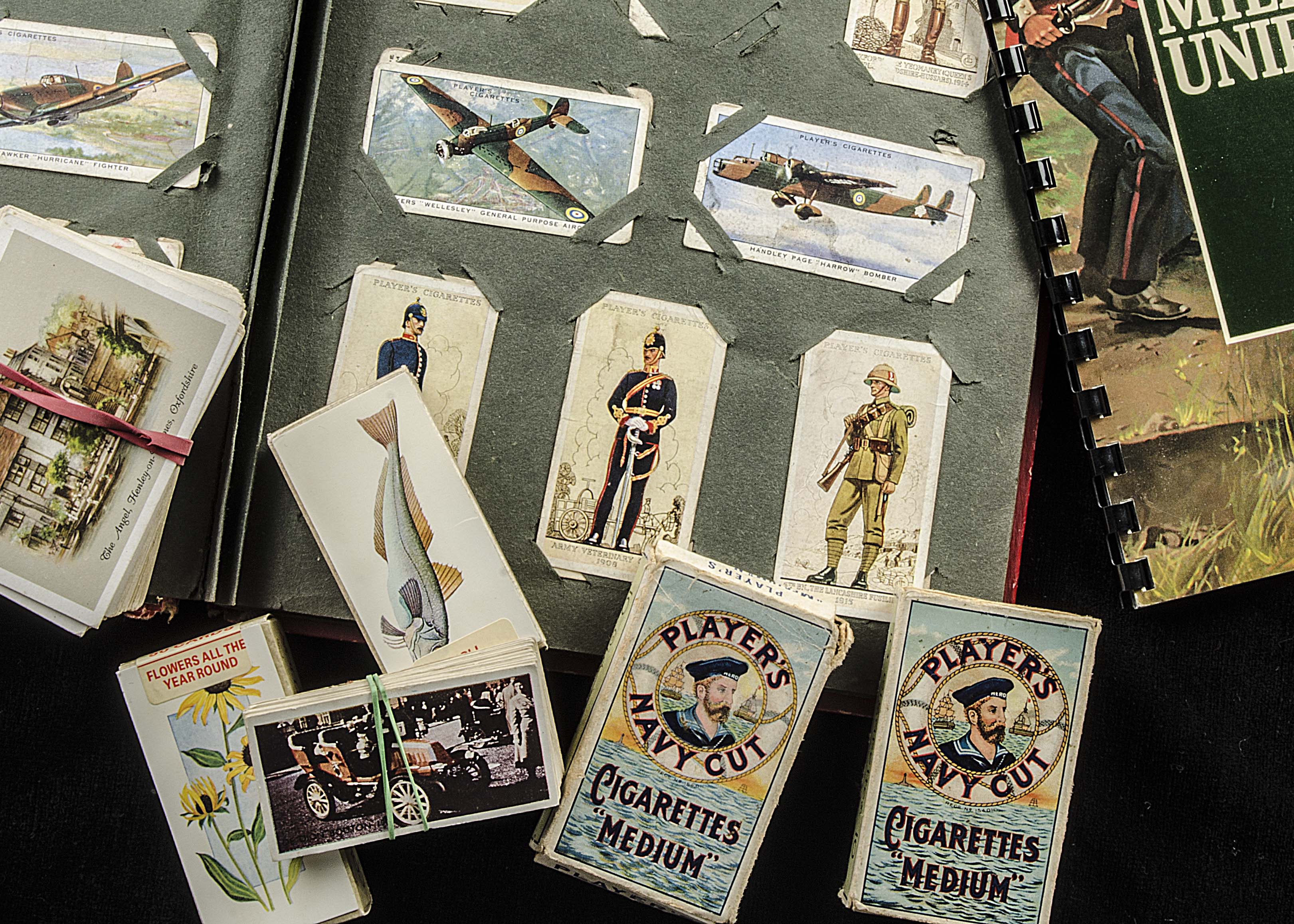 Cigarette Cards, Mixture, a collection of 6 albums, empty and partially completed with cards (