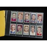 Cigarette Cards, Football, Phillips Famous Footballers (50) together with Carreras Popular