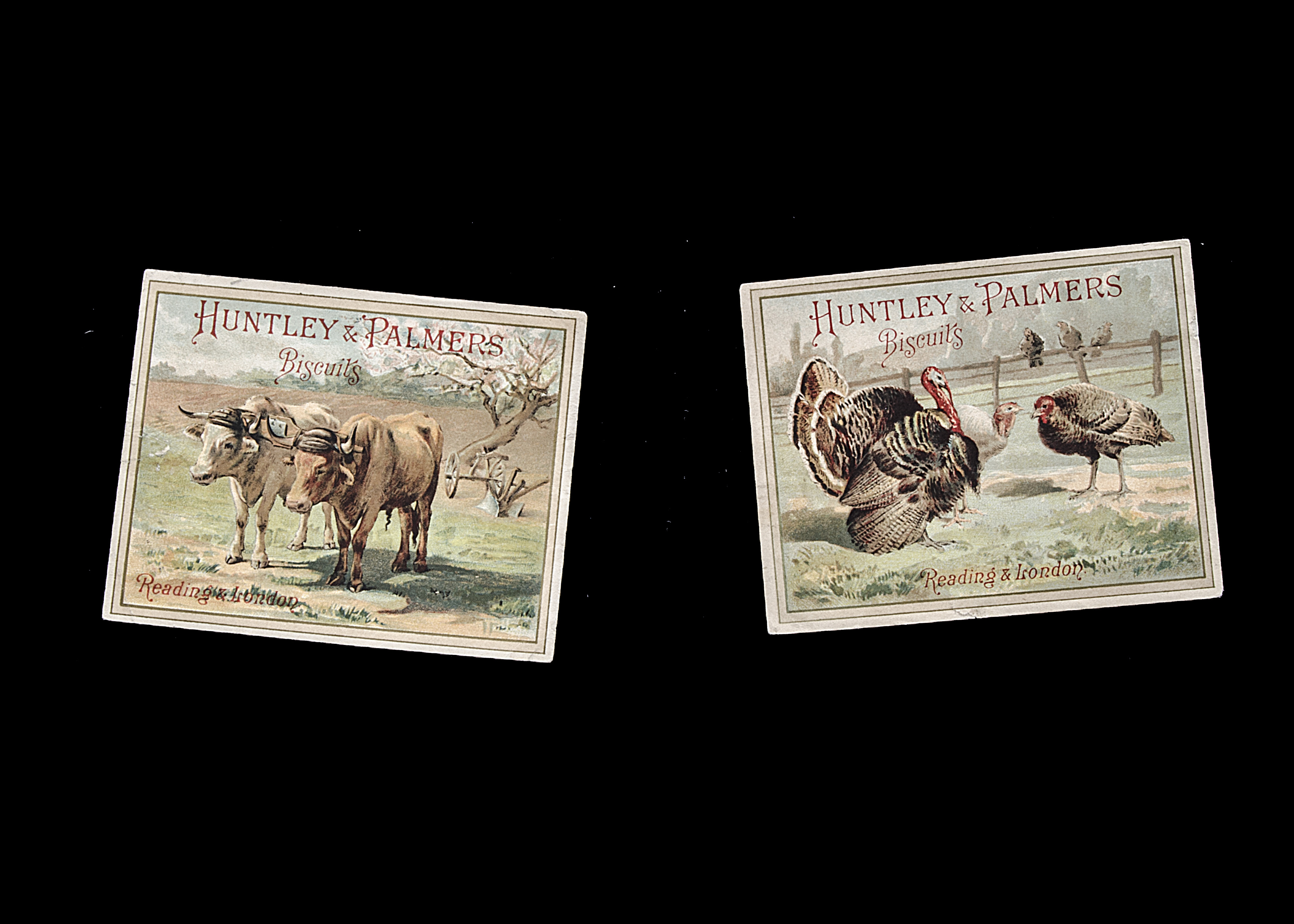 Trade Cards, Animals, Huntley & Palmer P Size Animals 13 (some duplicates)(vg)