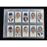 Cigarette Cards, Cricket. Churchman's Cricketers together with Players Caricatures by RIP (