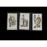 Cigarette Cards, W & F Faulkner's Street Cries, 3 cards (gd) 'All 'out', 'Who'll have a cooler'