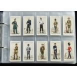 Cigarette Cards, Military, a modern album containing Player's complete sets to include RAF Badges,