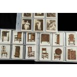 Cigarette Cards, Wills's L Size cards, a small collection of part sets to include Old Furniture