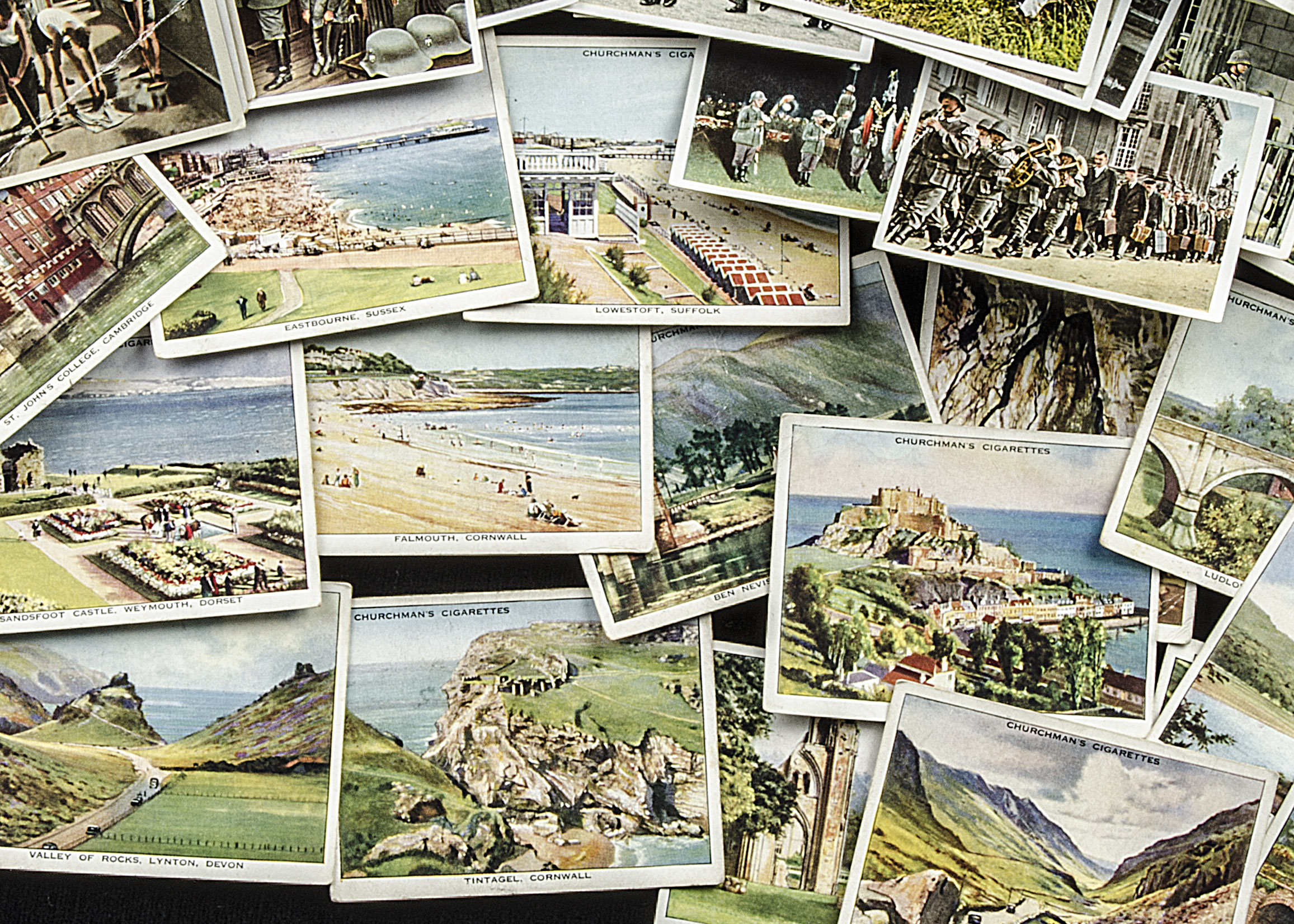 Cigarette Cards, Mixture, a small collection of Foreign and British cards, many Military, some