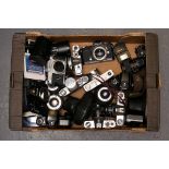 Various SLR Cameras: quantity of various SLR cameras including Nikon FG, Nikon Nikkormat FTn,