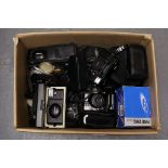 Various Cameras: quantity of various cameras including Olympus XA2, Olympus XA, Konica C35 and