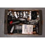 Various Cameras: quantity of various cameras including Yashica T2, Olympus 35ED, Canon Demi and more