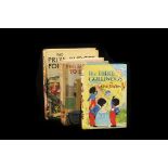 A collection of children's books, authors including Blyton, Hayes, and others, in a 1940s 'Pure
