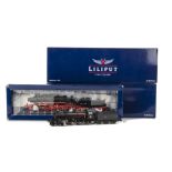 Two Liliput HO Gauge Steam Locomotives: comprising ref L105232, a DR Class 52 2-10-0 and tender as