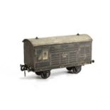 An uncommon Bassett-Lowke Gauge 2 LNWR Horsebox: in brown livery as L&NWR no 329 with detailed