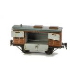 A Rare Märklin Gauge 1 2865/1 Great Northern Railway Horsebox: circa 1909, finished in mid-brown