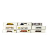 Märklin and other Z Gauge Larger Freight Stock: comprising Märklin 8608, 8619, 8621, 8650, 8651,