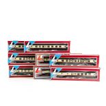 Lima 00 Gauge Coaching Stock: comprising nineteen various Mk1 coaching stock, (ten in BR WR brown/