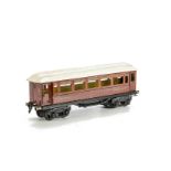 A Märklin Gauge 1 Continental Mitropa 'Speisewagen' Coach: in tinprinted brown livery with