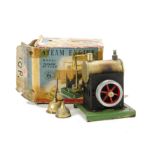 A Signalling Equipment Ltd (SEL) Minor No 1520 Live Steam Spirit-fired Stationary Engine: with