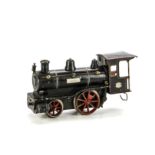 A Plank Gauge 1 Clockwork 'Storkleg' Locomotive Only: made circa 1902 in the 2-2-0 formation and
