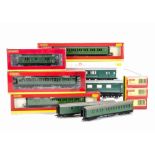 Hornby 00 Gauge Southern Coaching Stock: comprising pull-push twin set R4534, Maunsell R4320A and B,