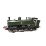 A 5" Gauge coal-fired Live Steam GWR 0-6-0 Pannier Tank Locomotive: well-finished in GWR '